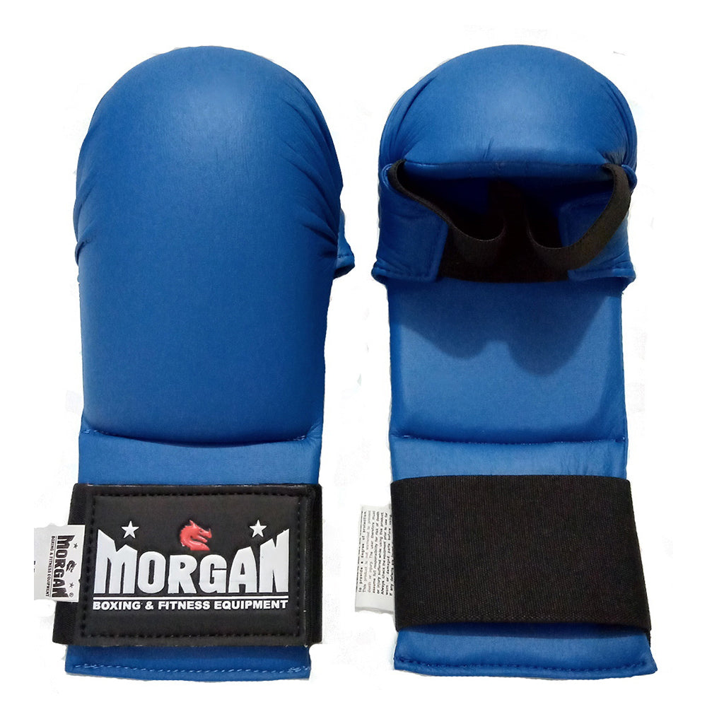Morgan Wkf Style Karate Gloves (Blue)