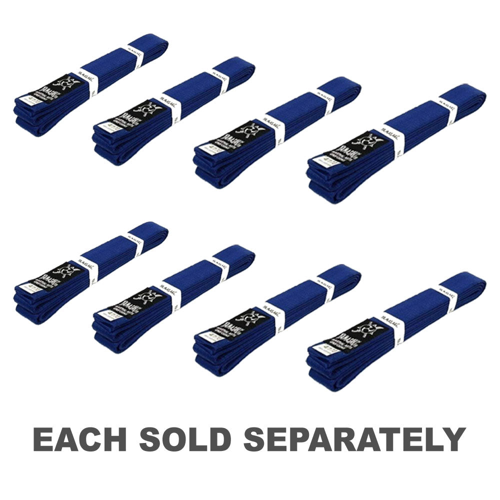 Yamasaki Deluxe Coloured Martial Arts Belts (Blue)
