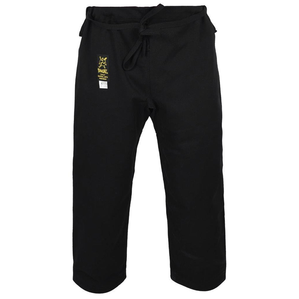 Yamasaki Gold Canvas Pants 14oz (Black)