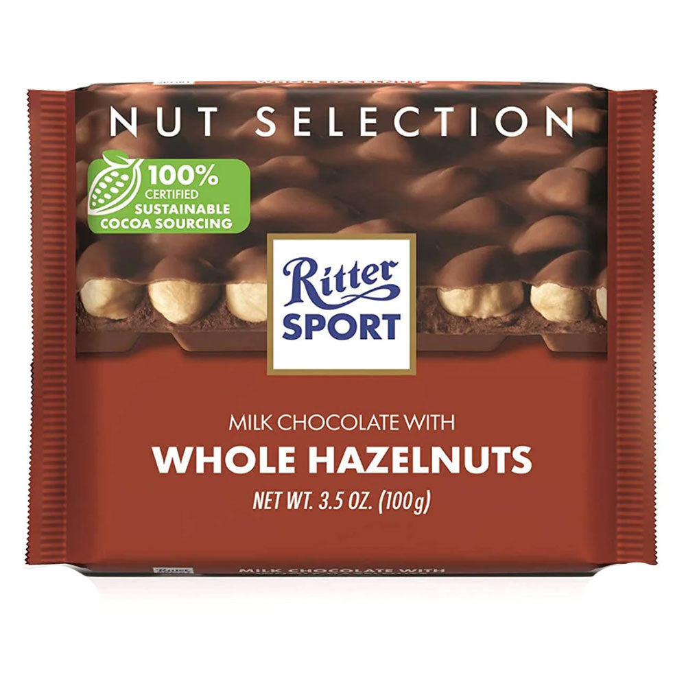 Barre di nocciole integrali di Ritter Spor (10x100G)