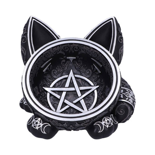 Black Cat Magic Trinket Bowl 16cm