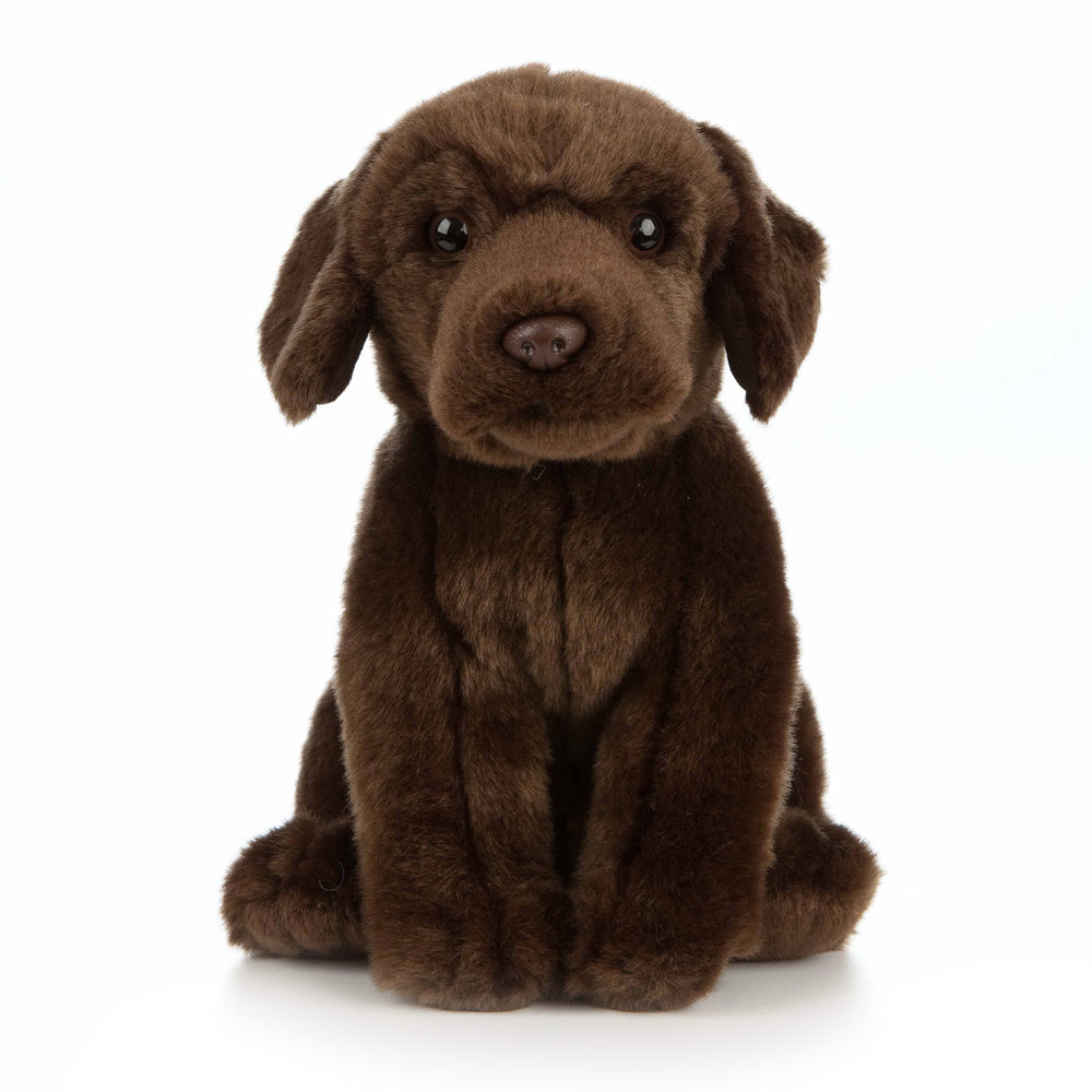 Living Nature Chocolate Labrador Plush Stuffed Animal Toy