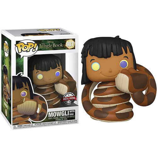 Jungle Book Mowgli with Kaa US Exclusive Pop! Vinyl