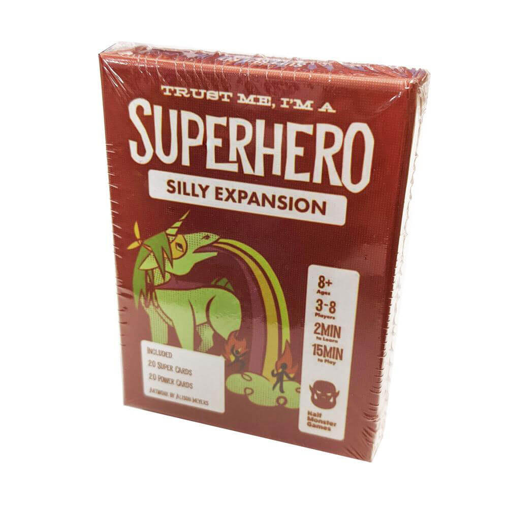 Confía en mí, soy una expansión del juego de cartas de superhéroes